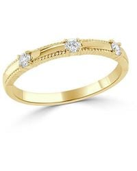 Sabrina Designs - 14K 0.15 Ct. Tw. Diamond Band Ring - Lyst