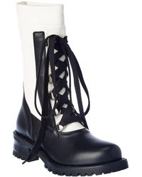 Dior Land Lace-up Leather Boot in Black - Save 8% | Lyst