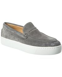 Christian Louboutin - Paqueboat Suede Platform Sneaker - Lyst