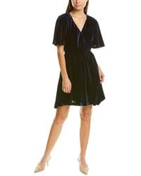 Alexia Admor - Oakless Velvet A-line Dress - Lyst