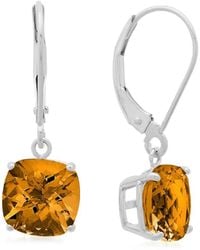 MaxColor - 10k 3.10 Ct. Tw. Citrine Earrings - Lyst