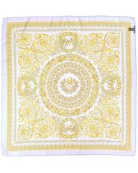 Versace - Barocco Print Silk Scarf - Lyst