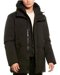 Mackage Edward Leather-trim Down Coat - Black