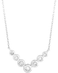 Diamond Select Cuts - 14k 0.25 Ct. Tw. Diamond Pendant Necklace - Lyst