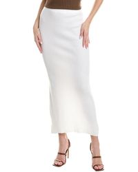 emmie rose - Ribbed Maxi Skirt - Lyst