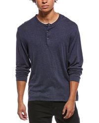Officine Generale - Officine Generale Hansel Henley Shirt - Lyst