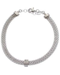Meshmerise - 18K Over 0.06 Ct. Tw. Diamond Bracelet - Lyst