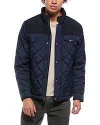 Cole Haan - Signature Tonal Mix Media Diamond Jacket - Lyst