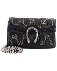 Gucci - Gg Denim Dionysus Bag Gg Denim Super Mini (Authentic Pre-Loved) - Lyst