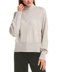Vince - Raglan Turtleneck Wool & Cashmere-Blend Sweater - Lyst
