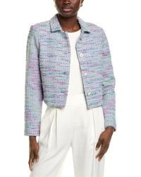 St. John - Lurex Tweed Jacket - Lyst
