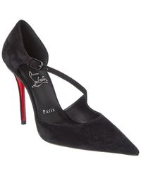 Christian Louboutin - Miss Ziggyta 100 Suede Pump - Lyst