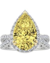 Lab Grown Diamonds - 14K 4.00 Ct. Tw. Lab-Grown Diamond Ring - Lyst