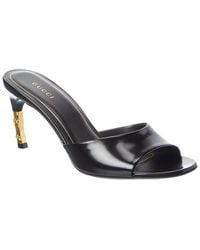 Gucci - Castello Leather Sandal - Lyst
