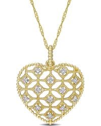 Rina Limor - 14k 0.20 Ct. Tw. Diamond Pendant - Lyst