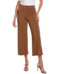 Tahari - Cropped Wide Leg Pant - Lyst