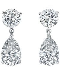 Lab Grown Diamonds - 14k 4.00 Ct. Tw. Lab-grown Diamond Earrings - Lyst