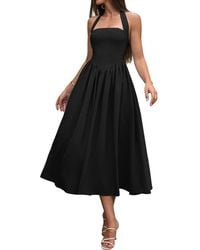 Amanda Royal - Midi Dress - Lyst