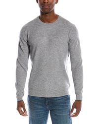 Forte - Rib Tipped Cashmere Crewneck Sweater - Lyst