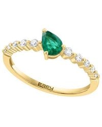Effy Fine Jewelry - 14K 0.49 Ct. Tw. Diamond Ring - Lyst