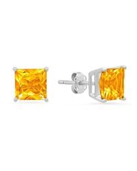 MaxColor - 14k 2.80 Ct. Tw. Citrine Studs - Lyst