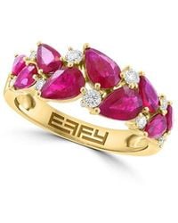 Effy Fine Jewelry - 14K 3.24 Ct. Tw. Diamond & Ruby Ring - Lyst