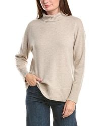 Lafayette 148 New York - Stand-collar Cashmere Sweater - Lyst
