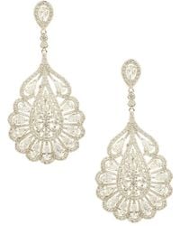 Eye Candy LA - Golden Age Cz Crystal Drop Earring - Lyst