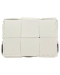 Bottega Veneta - Cassette Mini Leather Shoulder Bag - Lyst