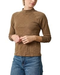 Lilla P - Raglan Mock Neck Shirt - Lyst