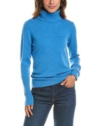 Forte - Chunky Trim Turtleneck 100% Cashmere Sweater - Lyst