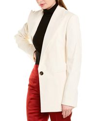 Helmut Lang Corduroy Blazer - White