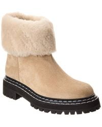 Proenza Schouler - Suede & Shearling Boot - Lyst