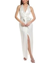 Eliza J - Sequin Tuxedo Gown - Lyst