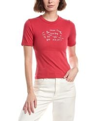 Rag & Bone - Sweetheart Phrases Mica Ringer T-Shirt - Lyst