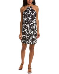 Alexia Admor - Zelle Bow Tie Halter Shift Dress - Lyst