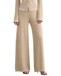 Toccin - Lilibet Flared Pull- On Linen-Blend Pant - Lyst