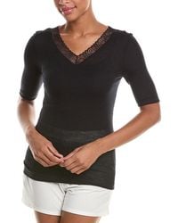 Hanro - Woolen Lace Wool & Silk-Blend Top - Lyst