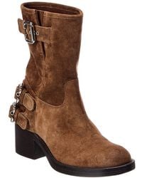 Chloé - Dakota Suede Knee-High Boot - Lyst