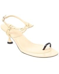 Proenza Schouler - Tee Toe Leather Sandal - Lyst