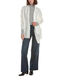 Brooks Brothers - Bordered Windowpane Wool-blend Wrap - Lyst