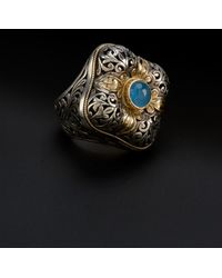 Konstantino - "color Classics" 18k & Silver 0.50 Ct. Aquamarine Ring - Lyst