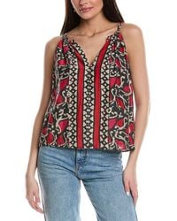Velvet By Graham & Spencer - Rhea Silk-Blend Top - Lyst