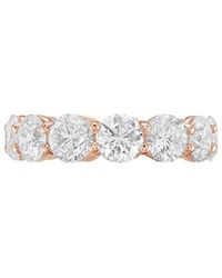 Diana M. Jewels - Diana M. 14K Rose 8.00 Ct. Tw. Lab-Grown Diamond Ring - Lyst