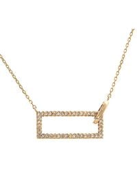 Diamond Select Cuts - 14K 0.10 Ct. Tw. Diamond Necklace - Lyst