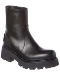 Celine - Zipped Leather Boot - Lyst