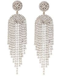 petit moments - 18K Plated Cz Drop Dangle Earrings - Lyst