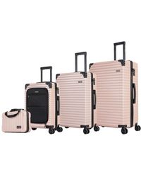 DUKAP 4pc Luggage Set - Pink