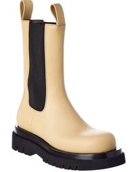Bottega Veneta Lug Leather Boot - Multicolour