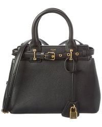 Celine - Leather Top Handle Bag - Lyst